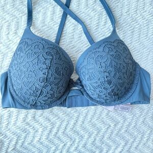 Victoria's Secret Blue Lace Bra